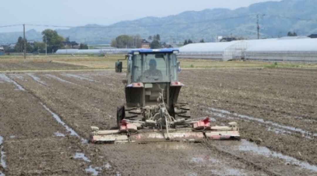 濁水の流出を防止:浅水代掻 4/27~5/21