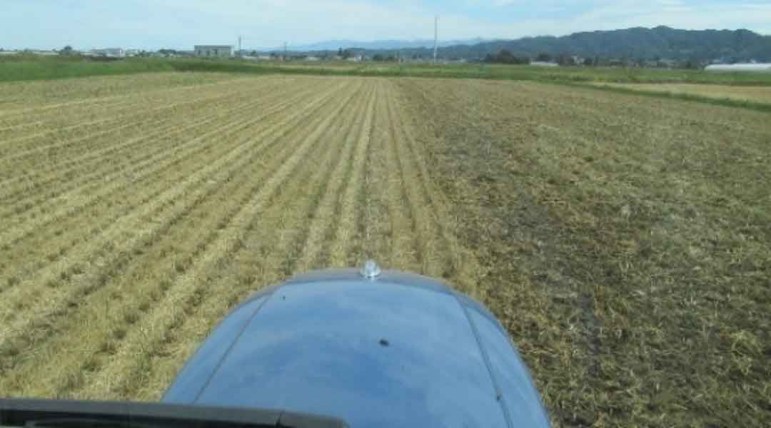 稲藁のすき込み、メタン低減効果:秋耕起 9/10~10/18